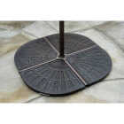 Outdoor Expressions 19 In. Offset Bronze Resin Umbrella Base Image 3